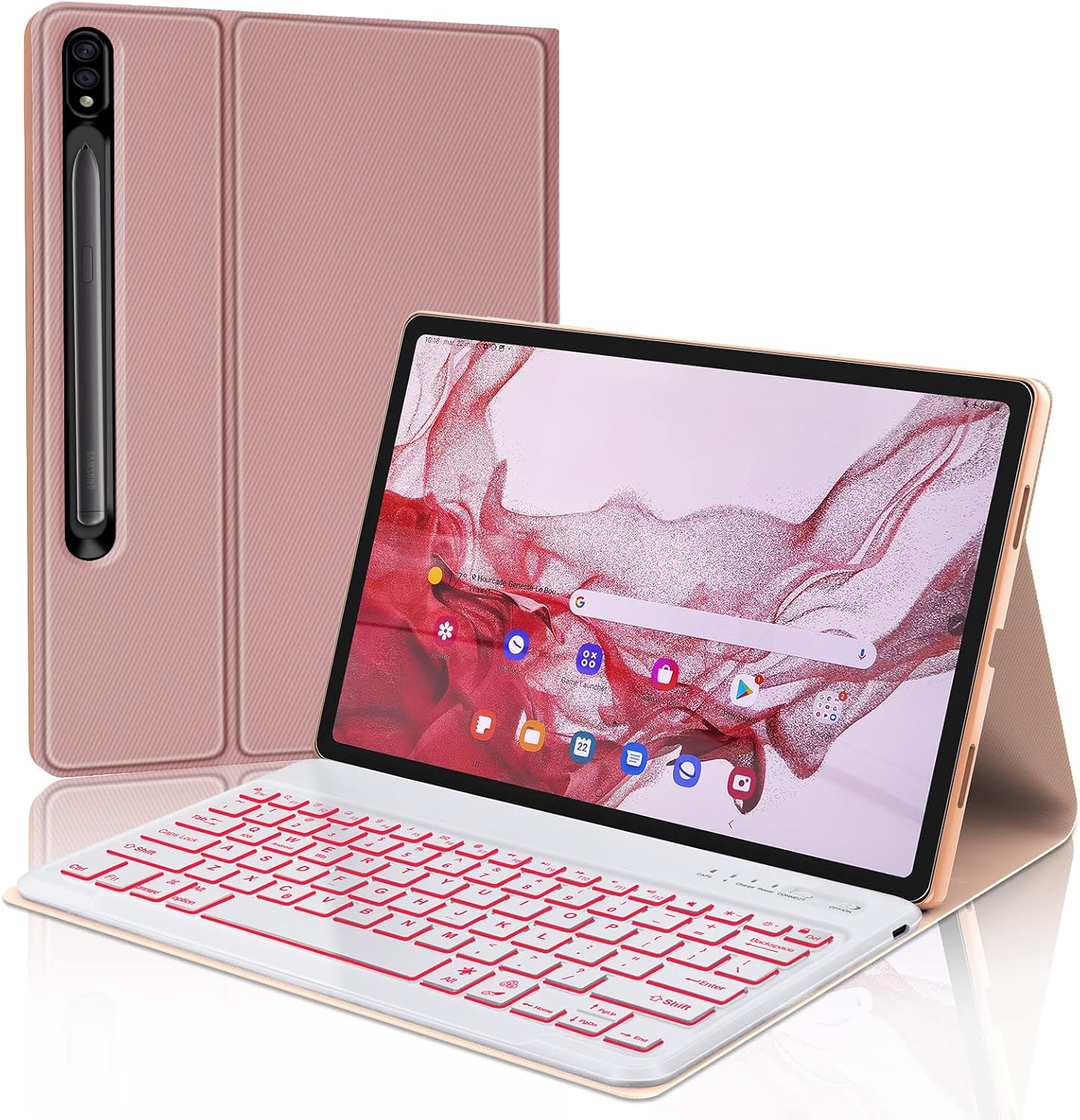 Samsung Galaxy Tab S8 Plus 12.4 Inch Keyboard Case, Samsung Tab S8