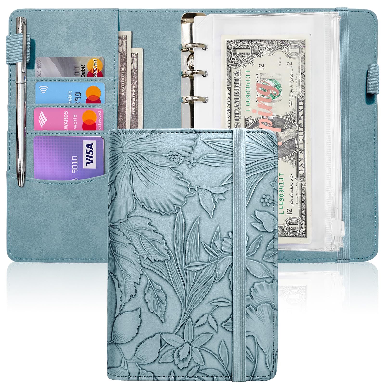 A6 Budget Binder for Money Saving, Budget Planner, Money Organizer for Cash