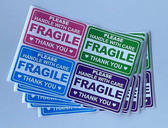 Fragile Handle With Care Icon Minimalist In Outline Style. Shipping - Foto 5