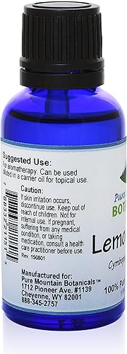 Miniatura 5 de Aceite esencial de citronela (Cymbopogon Flexuosus) 100% puro, natural y kosher, botella de 1 onza líquida