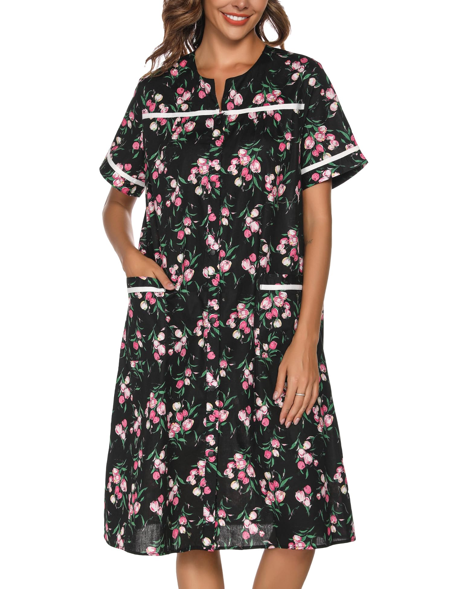 YOZLY Maglia Lunga da Notte Donna