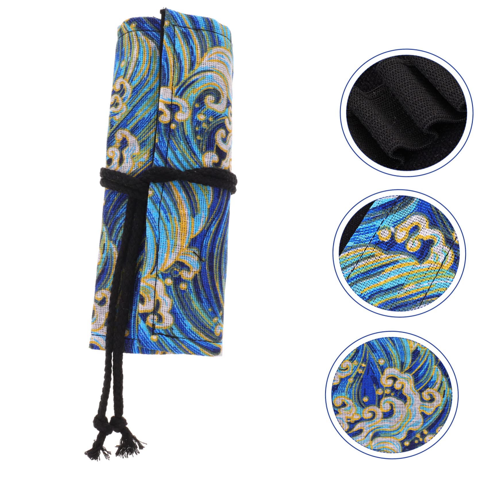 STOBOK 5pezzi Borsa Portatile Per Arrotolabile Stile Astuccio Capacità Scomparti Per e Colorate Per Scuola