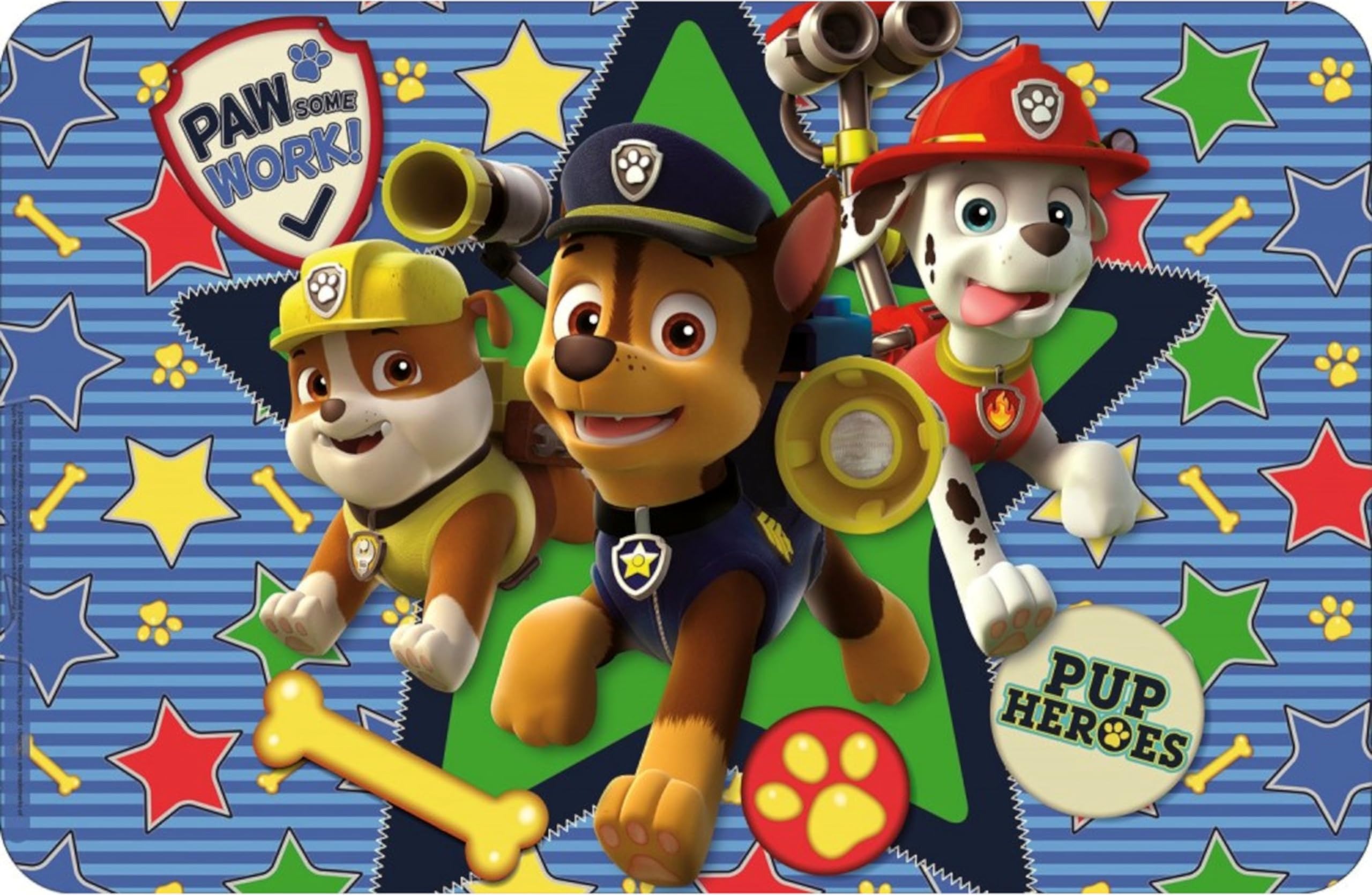 Paw Patrol Multicolor Placemats, Multi-Colour, Single