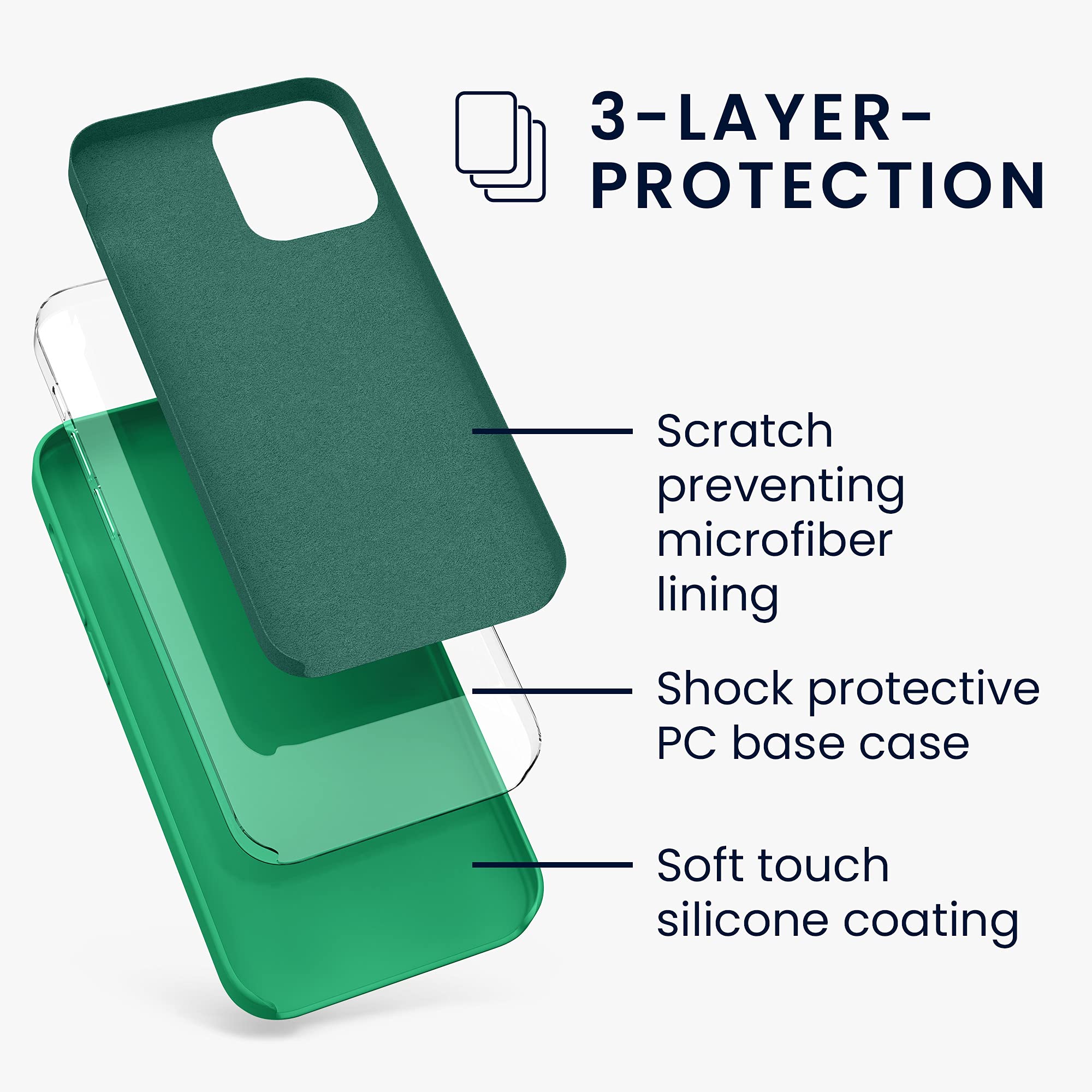 Amazon.com: kwmobile Case Compatible with Apple iPhone 12 Pro Max