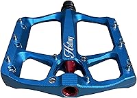 Vista 5 de Hafny Pedales de bicicleta de aluminio, mecanizado CNC, plataforma robusta ancha, HF-1400