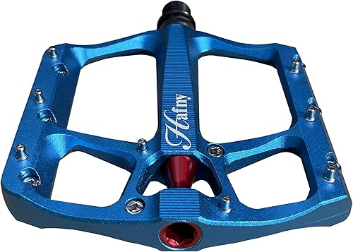 Miniatura 5 de Hafny Pedales de bicicleta de aluminio, mecanizado CNC, plataforma robusta ancha, HF-1400