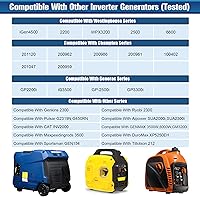 Vista 5 de Dreyoo Compatible con Wen 55201 - Varilla magnética de aceite para generadores inversores, compatible con Wen/Predator, generador de aluminio