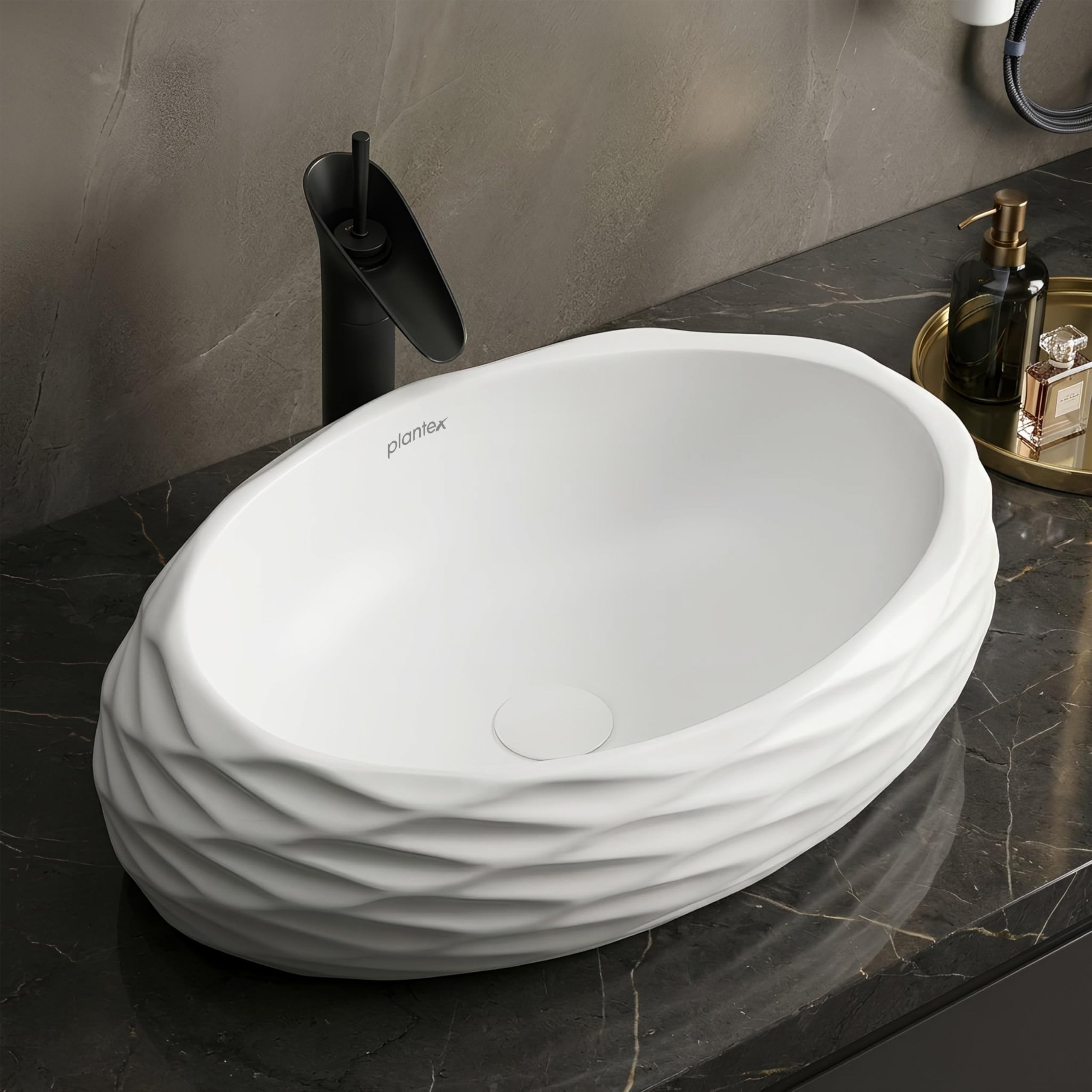 Plantex Ceramic Basin - Modern Bathroom Sink -1 Plantex Ceramic Basin - Modern Bathroom Sink -1