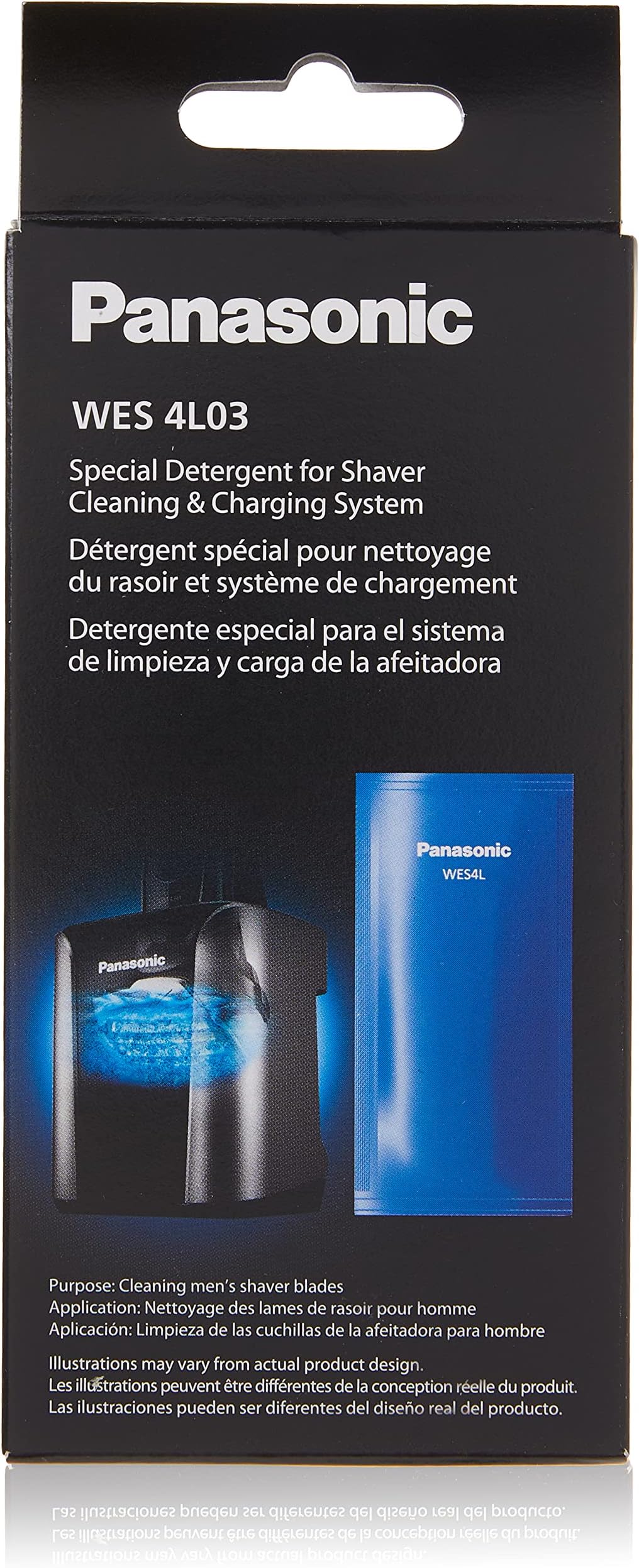 Men's Razor Refill Renewal Solution for Automatic Cleaning and Charging System - Pack of 3 (WES4L03)