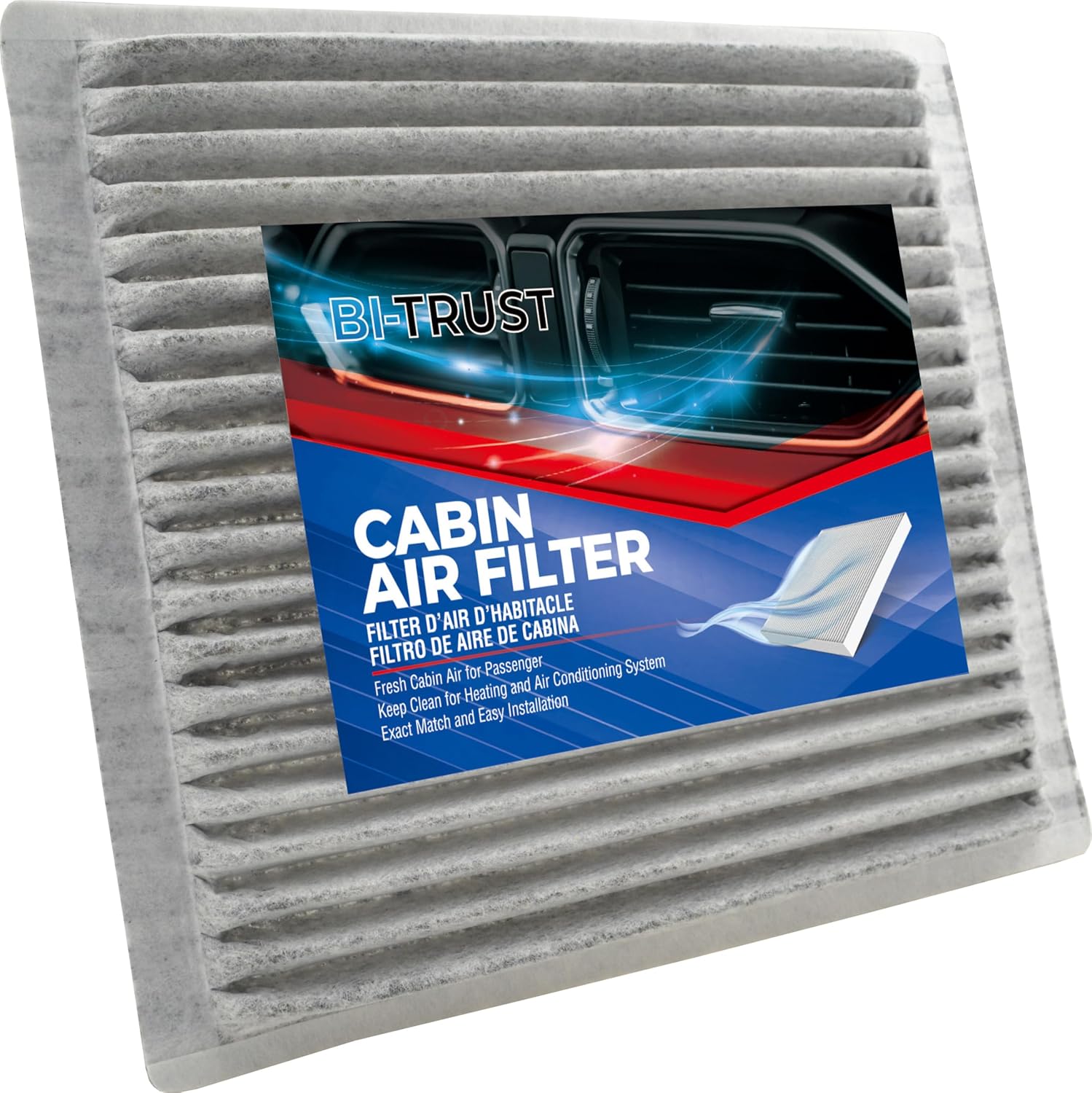 Engine and Cabin Air Filter Kit for Toyota Highlander 2006-2007 V6 3.3L Hybrid - Includes Synthetic Engine Air Filter and Activated Carbon Cabin Filters - Replaces OEM 17801-20050, 87139-48020