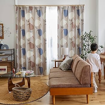 ㉘スミノエ　ドレープ　両開き Amazon｜スミノエ(Suminoe) セミオーダーカーテン ドレープ グレー 幅