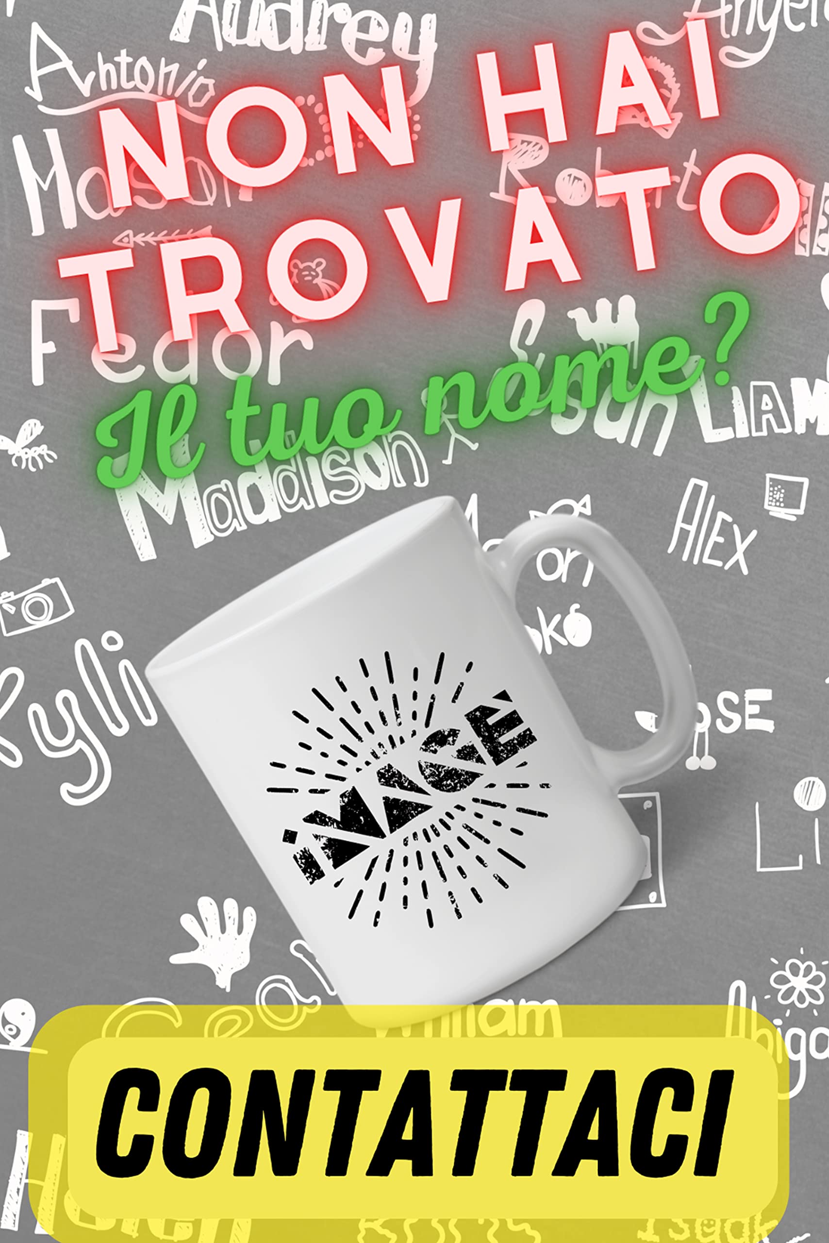 iMage Tazza Mug con nome Ciro questa tazza va a Ciro - come
