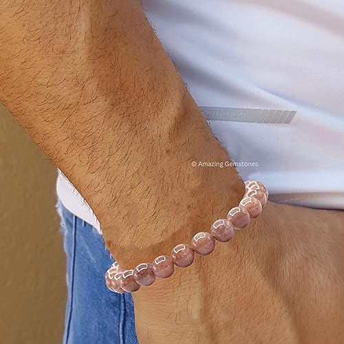 Miniatura 633 de Amazing Gemstone Crystal Bracelet for Women Men's Gifts - Protection Healing Crystal Bracelet - 8mm Gemstone Beaded Adjustable Bracelet Pulseras