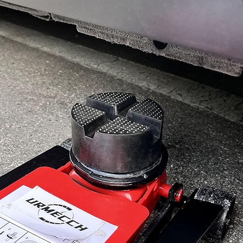 Miniatura 4 de Adaptador universal de almohadillas de soldadura de pellizco, almohadillas de goma para piso con ranuras para protector de riel de marco, kit de