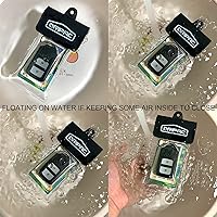 Vista 4 de DRIPAC Estuche impermeable para llaves de coche Llavero impermeable Billetera impermeable Funda impermeable para llaves, identificación, tarjeta