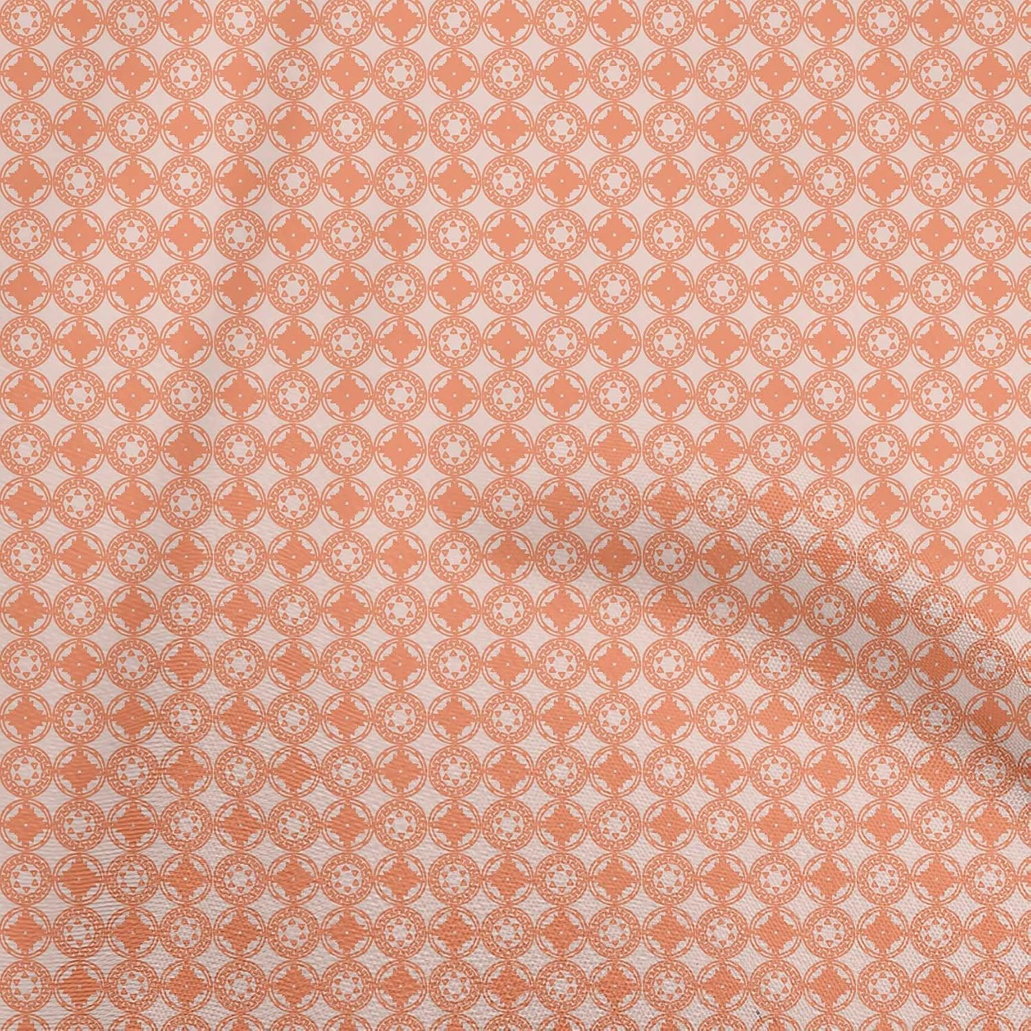 oneOone Viscose Chiffon Medium Purple Fabric Geometric DIY Clothing Quilting Fabric Print Fabric By Yard 42 Inch Wide-8