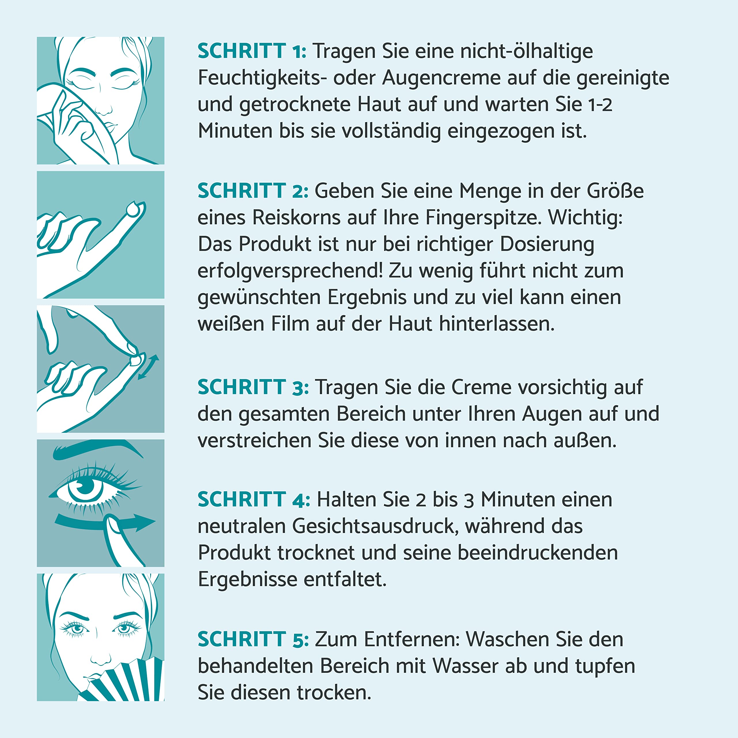 Remescar Tränensäcke & Augenringe Augencreme 8ml – Sofortige Behandlung für Unteraugenbeutel – 180 Anwendungen