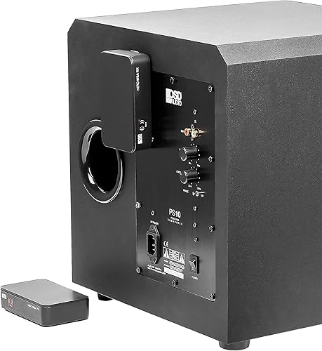 Miniatura 3 de OSD Wireless 5.8G Subwoofer TransmisorReceptor Kit Dual Fuente, Diversidad Antenas y Soportes Nero WSA