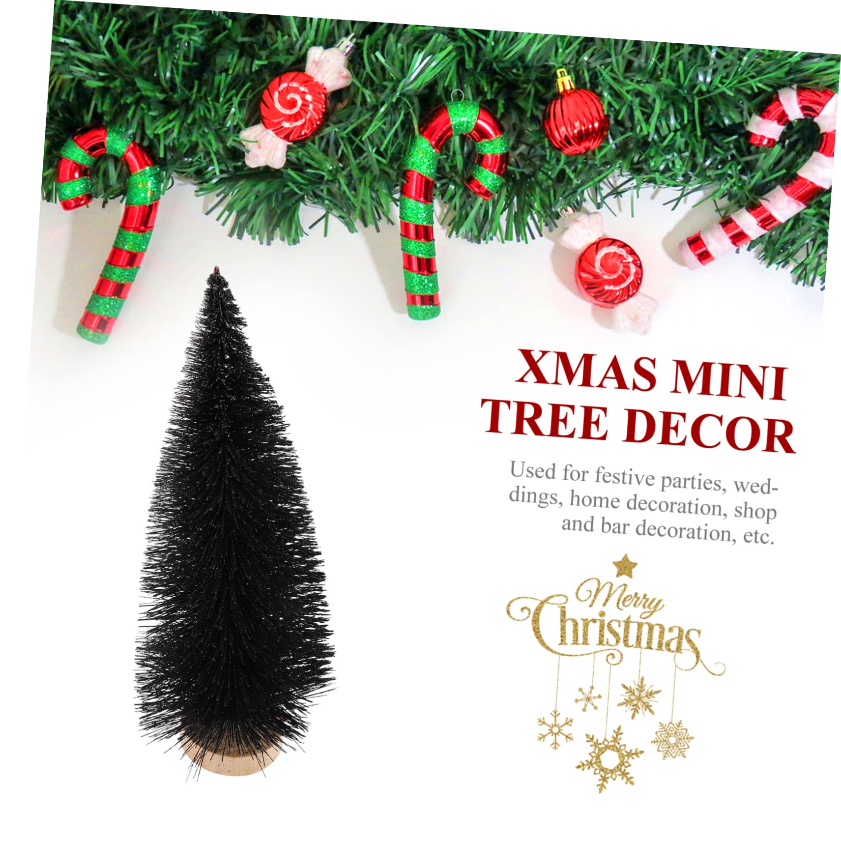 Didiseaon 5pezzi Mini Albero Di Natale Artificiale Da Scrivania Decorazione Natalizia Slim Per Interni Ed Esterni Ornamento Per Famiglia e Amici