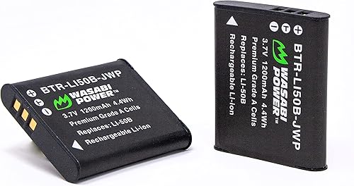 Miniatura 3 de Wasabi Power Battery (2 unidades) y cargador micro USB para Ricoh Pentax D-LI92 y Ricoh Pentax Optio I-10, RZ10, RZ18, WG-1, WG-1 GPS, WG-2, WG-2