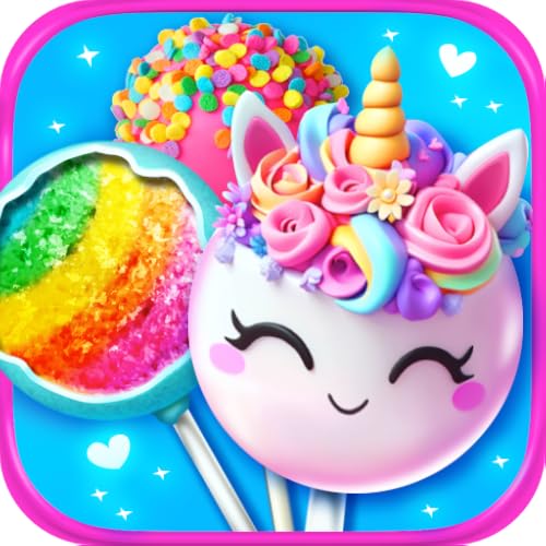Unicorn Cake Pops - Rainbow Food and Dessert Cooking Games FREE