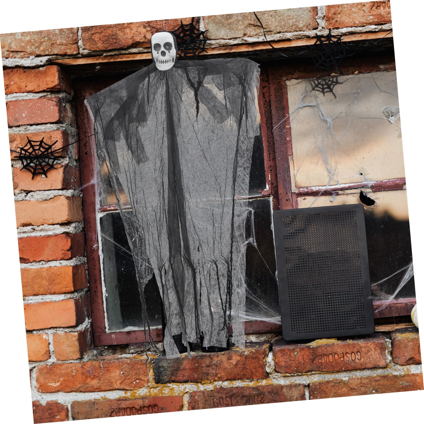 2 Pezzi Decorazione Halloween Scheletro Appeso per Esterni e Spaventoso da Appendere per e Casa Infestata