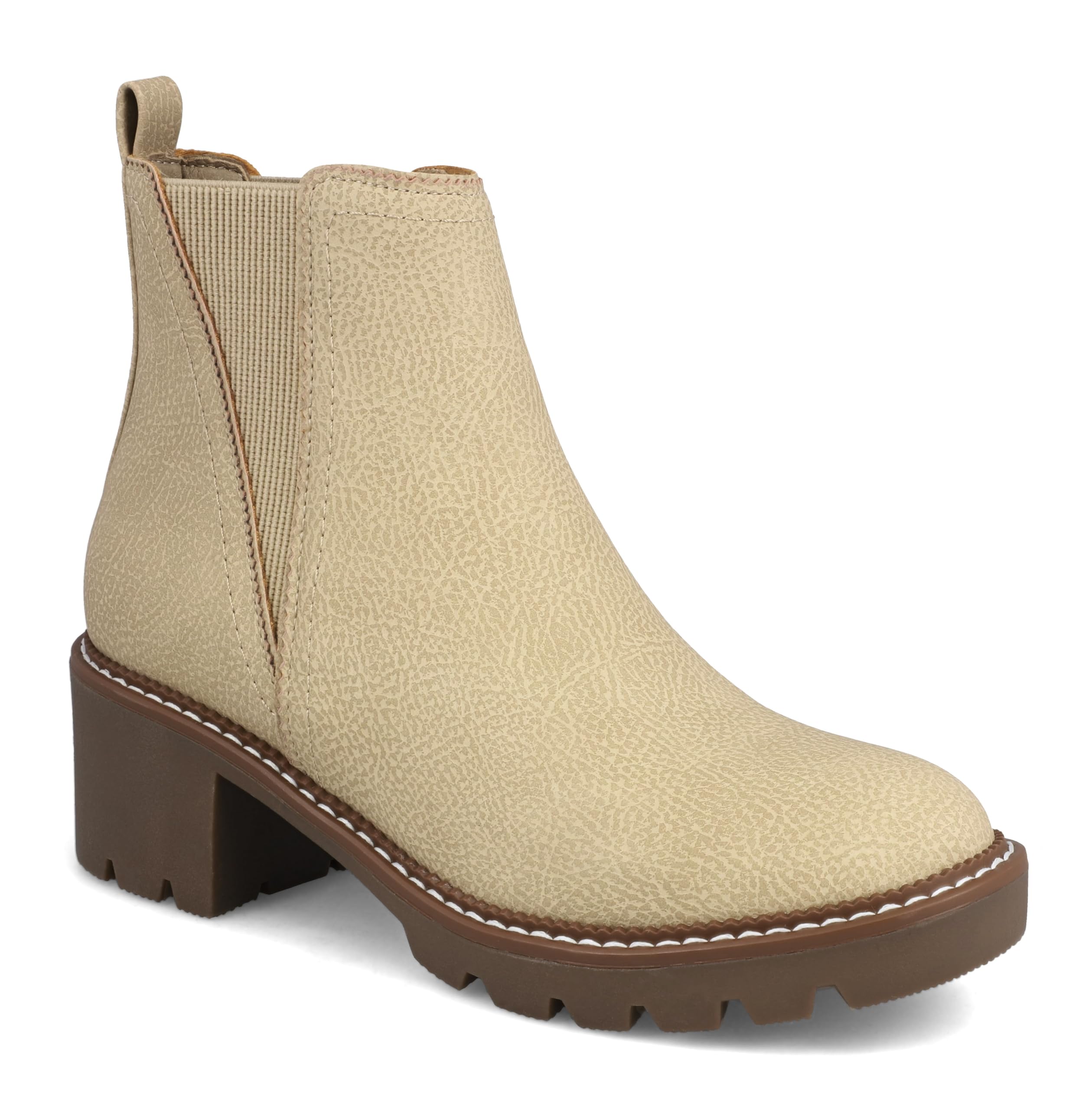 MIA Womens Paula Block Heel Chelsea Booties