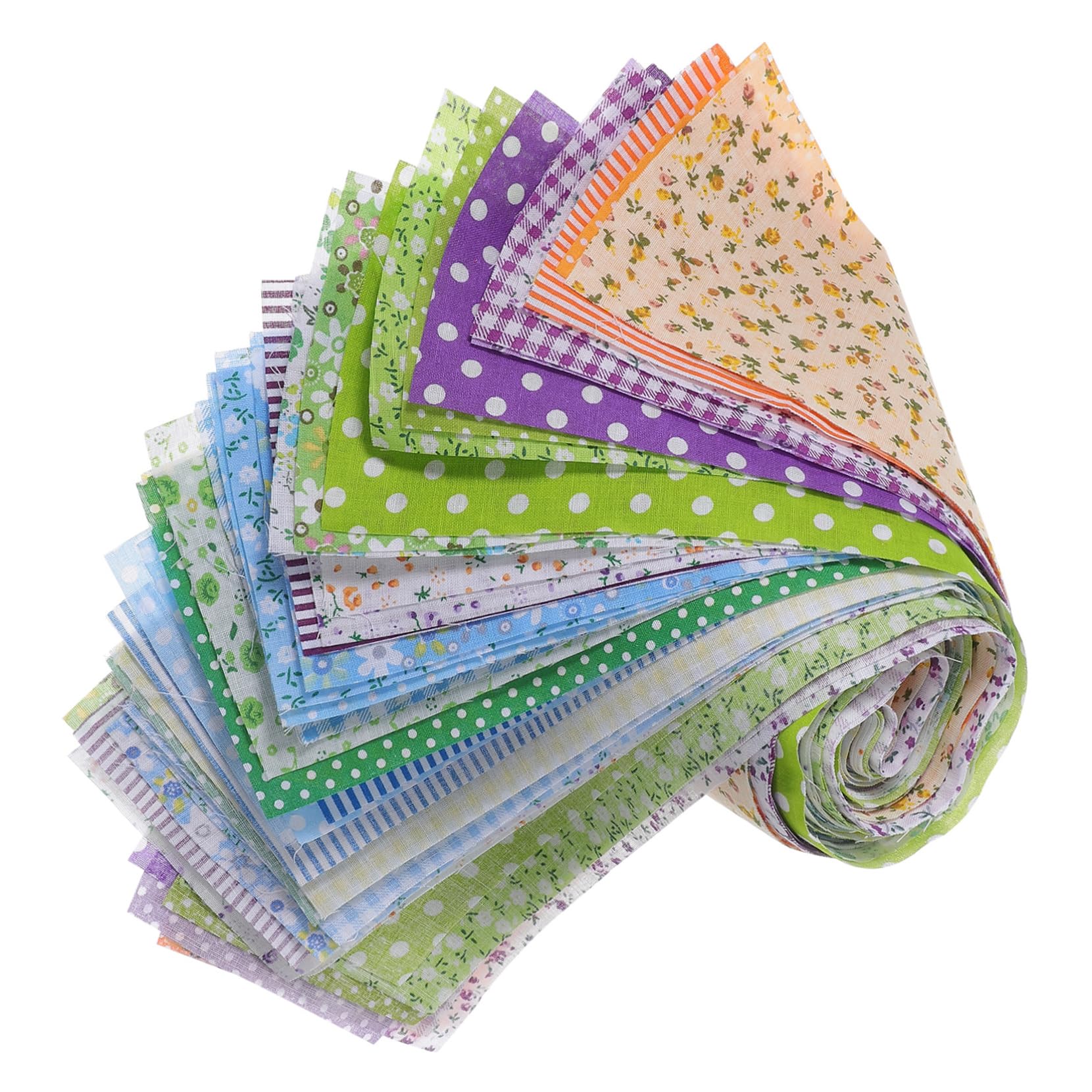 Exceart, confezione da 10 pezzi di tessuto giapponese per cucito fai da te trapuntatura tessuto di cotone patchwork tessuto cucito a mano per scrapbooking 20 x 25 cm