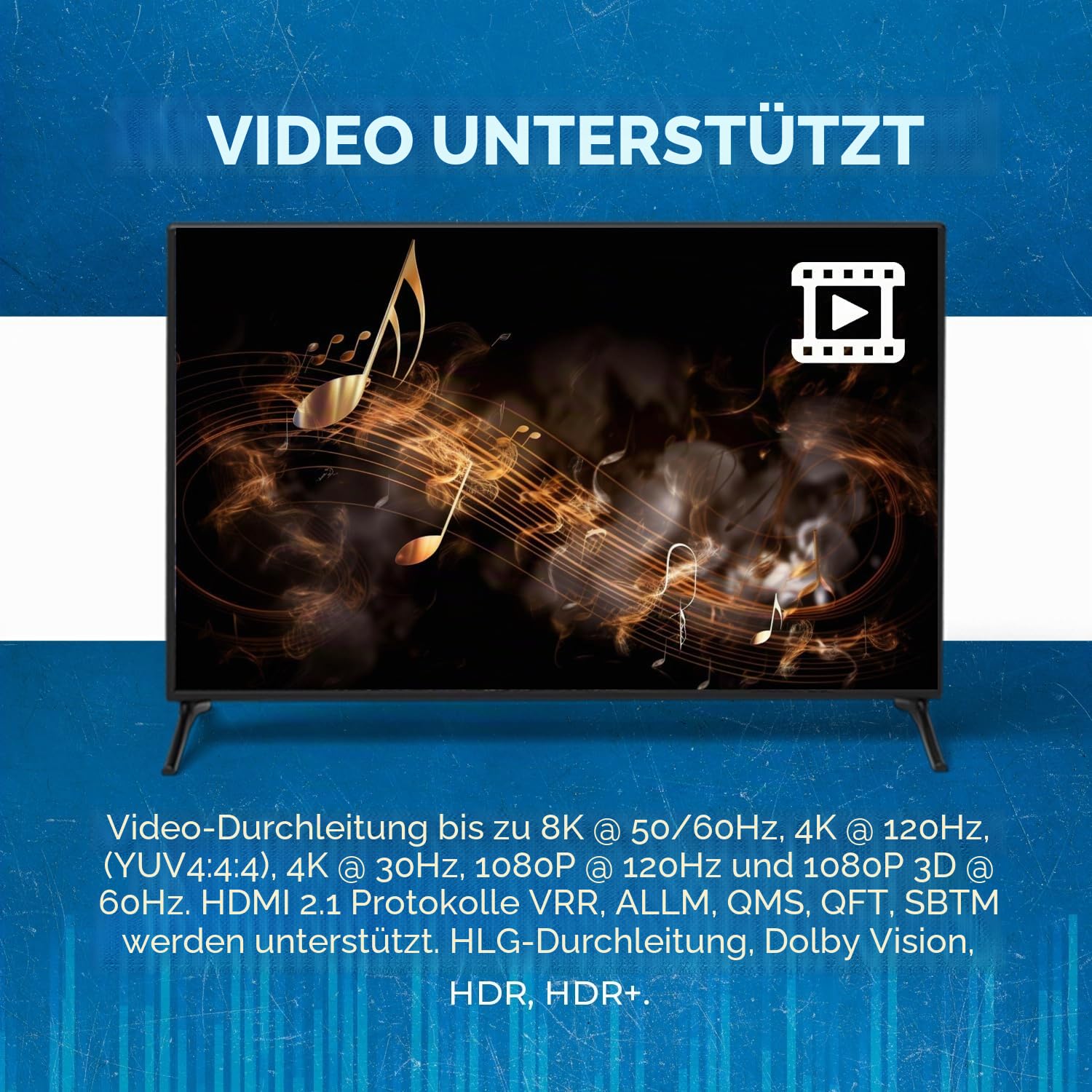 OREI 8K Audio Extractor HDMI UltraHD 4K @ 120Hz 48G HDMI 2.0 Audio-Konverter für PS5 SPDIF + 3,5 mm Ausgang HDCP 2.3 - Dolby Digital/DTS Passthrough CEC, HDR, Dolby Vision, ARC, VRR, HDR10+ (BKA-1) | HDMI Audio Extractor 4K 120Hz, 8K Audio Extractor, Dolb