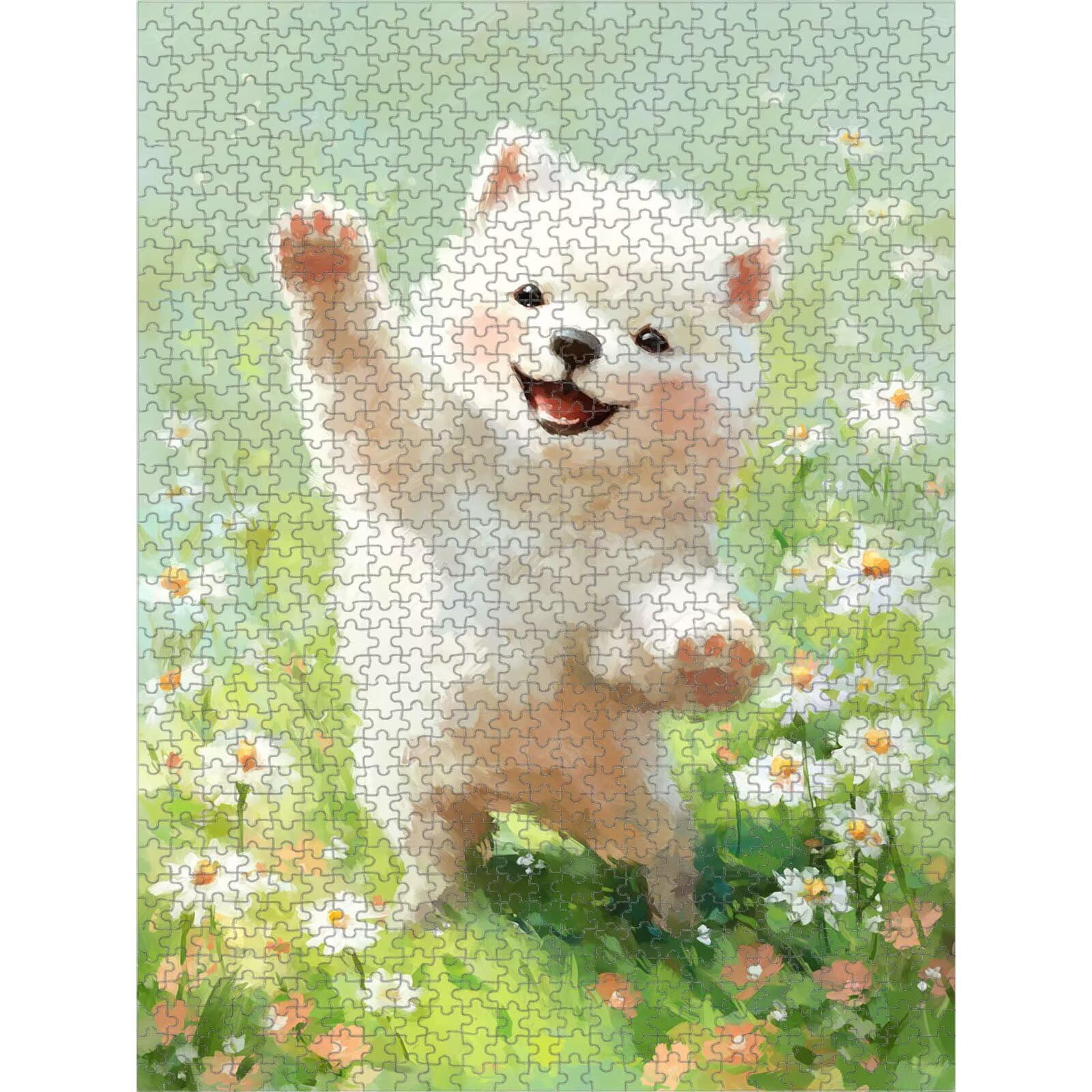 4000 Pezzi Puzzle Adulti - Carino & Cane - Decorazione Murale 1T#2450 | Puzzle in Legno, Tagliati con Precisione, Inchiostro dai Colori Vivaci, Hobby Statico, Decorazione per Casa, 105x147cm