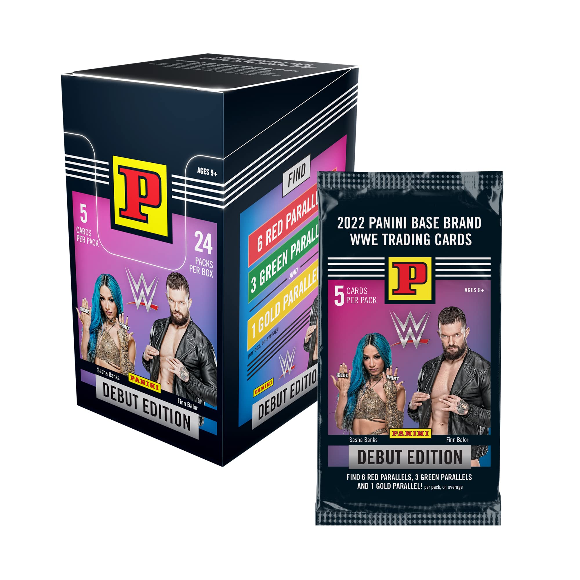 Panini - World Wrestling Trading Cards Box mit 24 Hüllen, 201441BOX24F