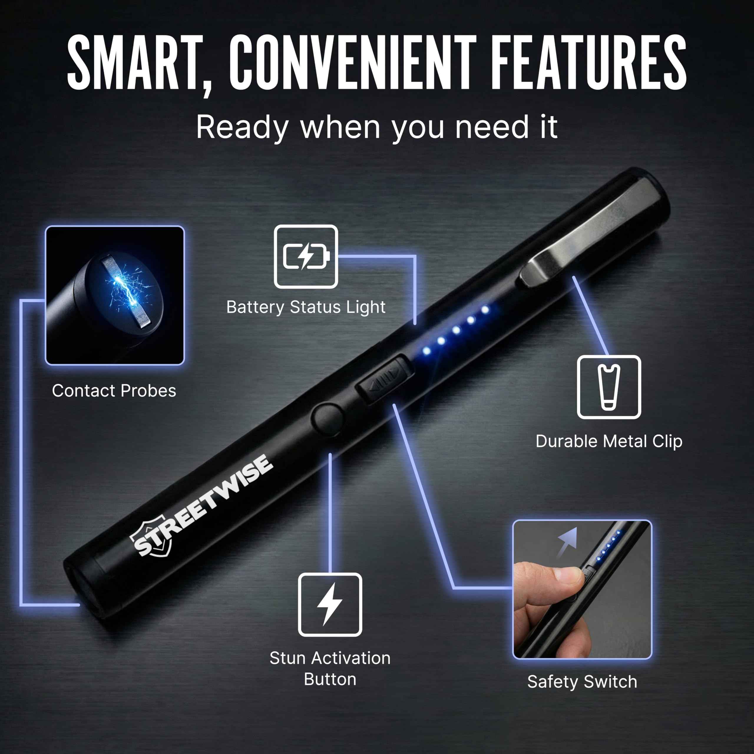 can a taser light a cigarette Amazon.com : Streetwise Pain Pen 25,000,000 Volts Stun Gun for Self  Protection