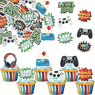 Le film Super Mario Galaxy annoncé 9 81 lMDgRCYL. AC UL320 56 PCS Edible Video Game Cupcake Toppers Wafer Paper Game On Controllers Cupcake Picks Edible GamePad Cake Decorations for Game Theme Baby Shower Kids Boys Gamer Birthday Anniversary Party Supplies