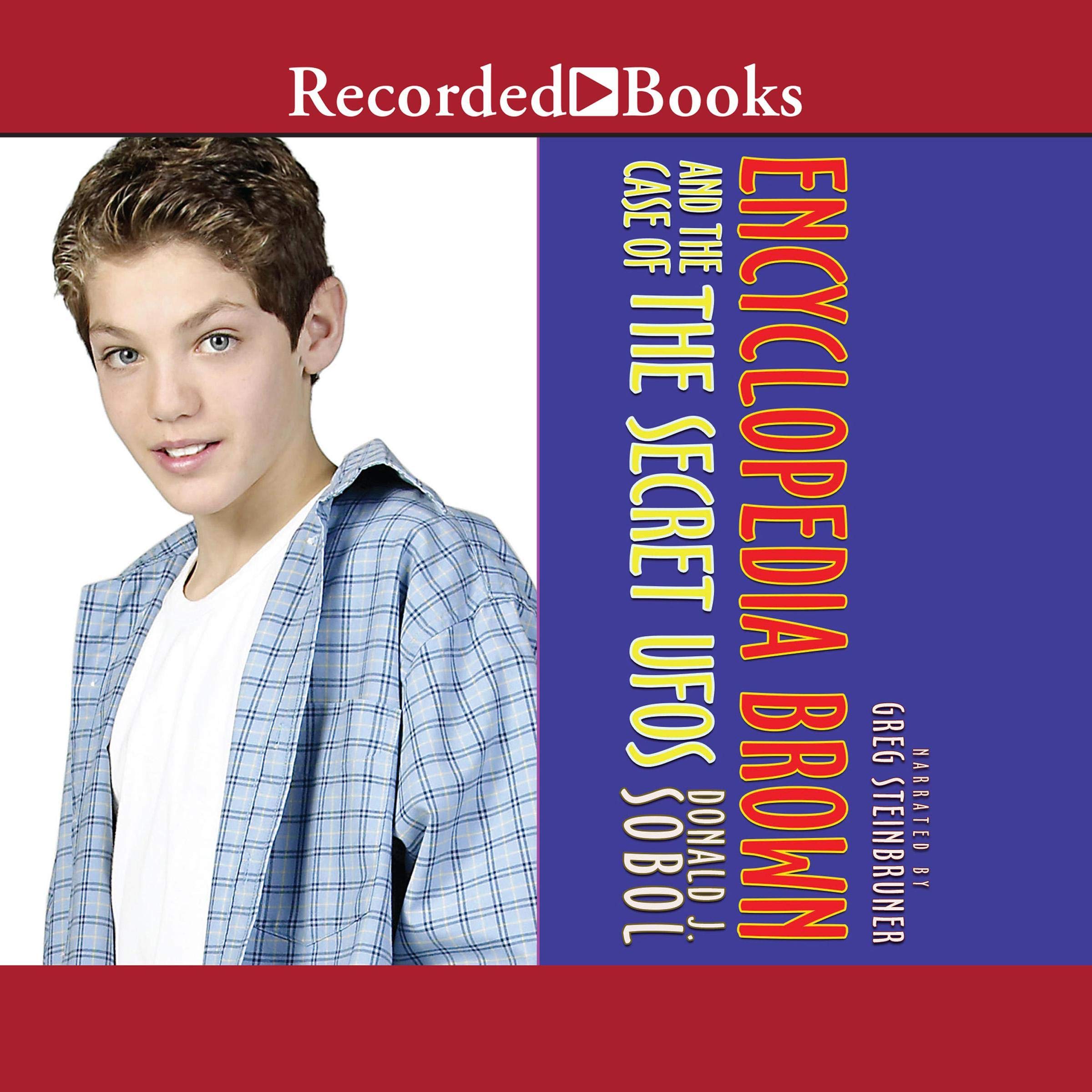 Cover art for Encyclopedia Brown in the Case of the Secret UFO