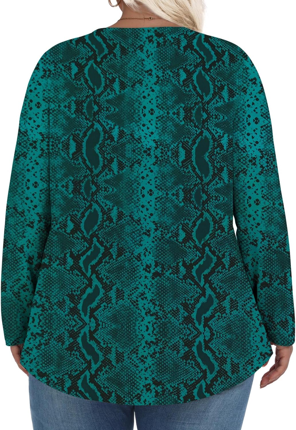 Plus Size Tops for Women Fall Long Sleeve Shirts Blouses Flowy Loose Fit 1X-5X - Image 4