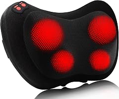 Papillon Back Massager with Heat Shiatsu Neck Massager Pillow for Back Neck Shoulder Foot Lower Back Pain Relief