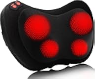 Back Massager,Shiatsu Neck Massager for Pain Relief,Electric Shoulder Foot Massage Pillow with Heat,Gifts for Mothers Day,Christmas Gifts for Women/Men,Deep Tissue Kneading for Waist,Legs