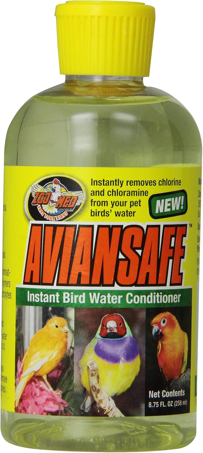 Zoo Med AvianSafe Water Conditioner for Birds, 83/4Ounce Pet Health Care