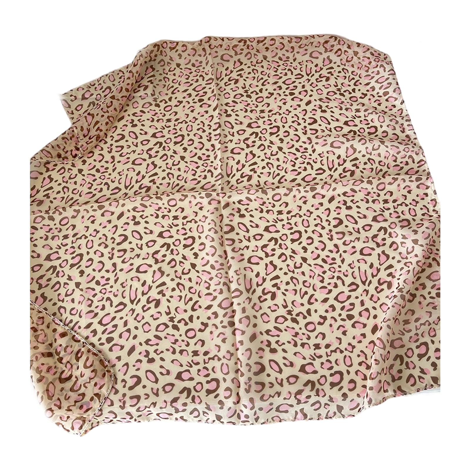 Bandana per capelli alla moda con stampa leopardata per donne in morbido poliestere accessorio per capelli alla moda per uso quotidiano e feste