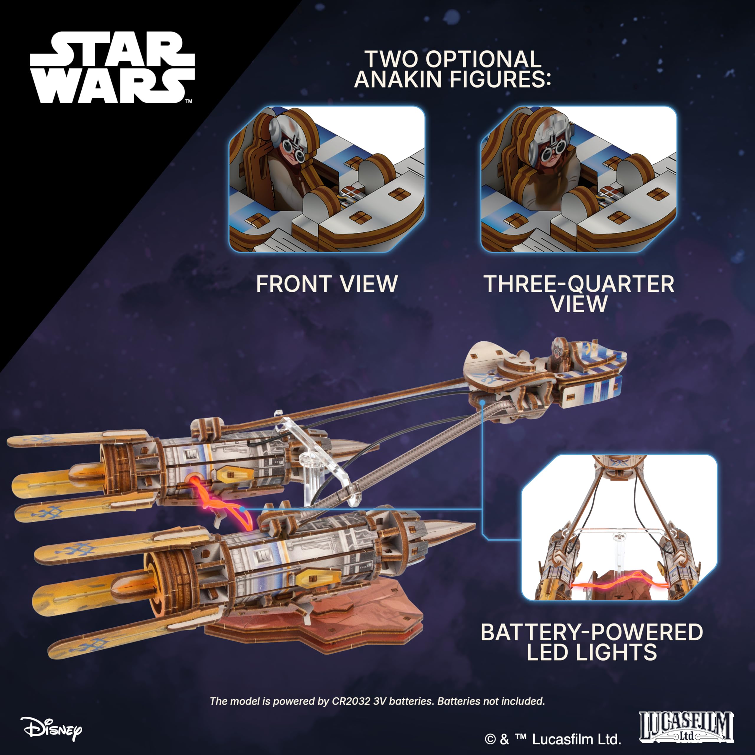 UGEARS Star Wars ™ Anakin Skywalker's Podracer ™ - Image 4