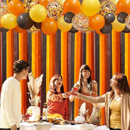 Miniatura 6 de Decoraciones plateadas, negras y doradas, con flecos, cinta para colgar, globos de guirnalda de telón de fondo para graduación, cumpleaños,