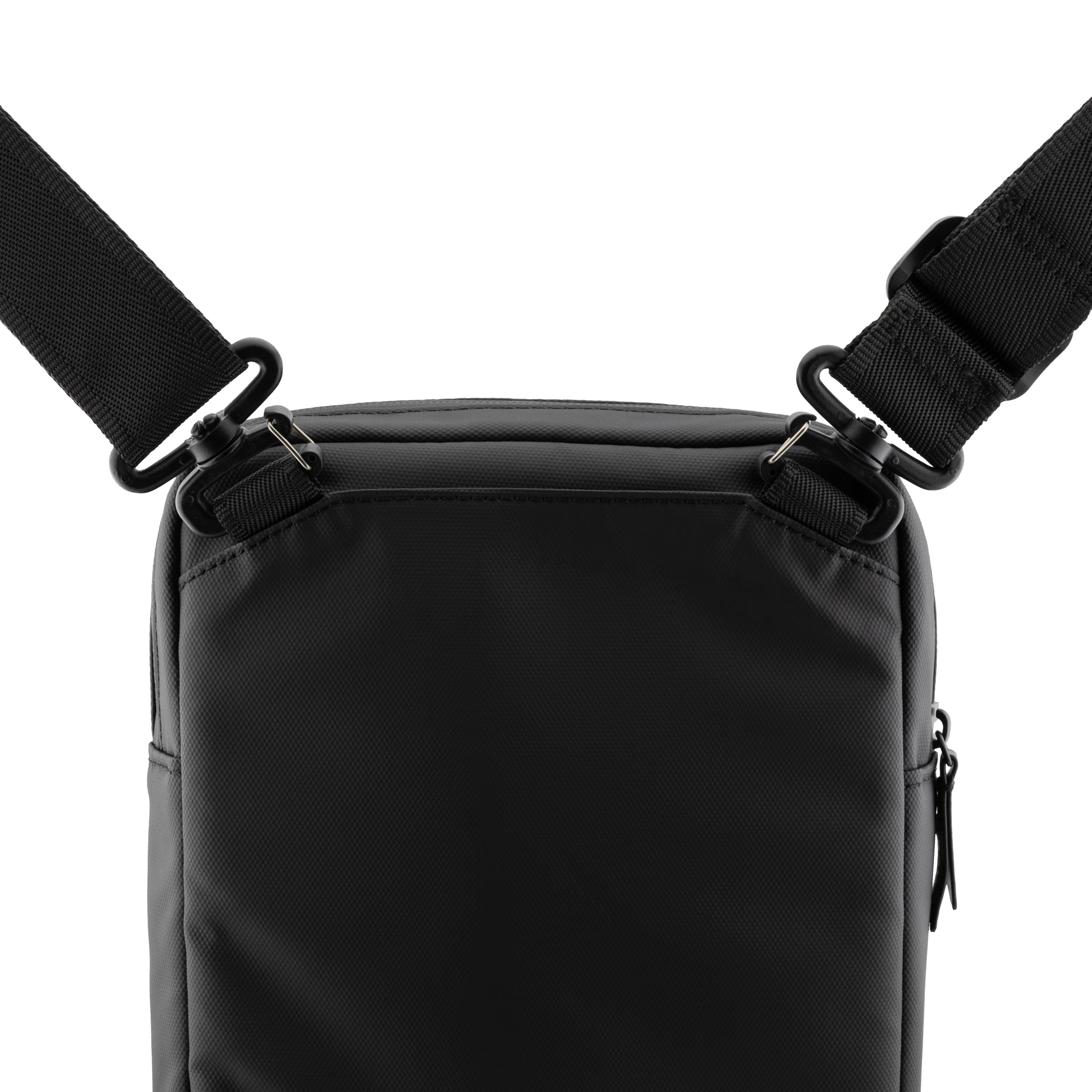 CroX - Bolsa cruzada de hombro a prueba de olores de 4L con tecnología X-Flow, unisex, elegante y minimalista, Negro - 8