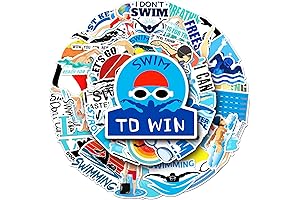 50PCS Waterproof Swimmer Aesthetic Stickers Pack