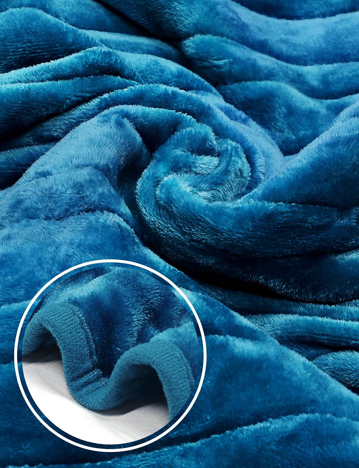 Electric Heated Blanket Throw, UpBeatPlus 50" × 60" Warm Blanket Double-layer Flannel Fast Heating 10 Temperature Setting & 10Hrs Timer Auto-off, 9 Feet Controller, ETL Certification, Machine Washable