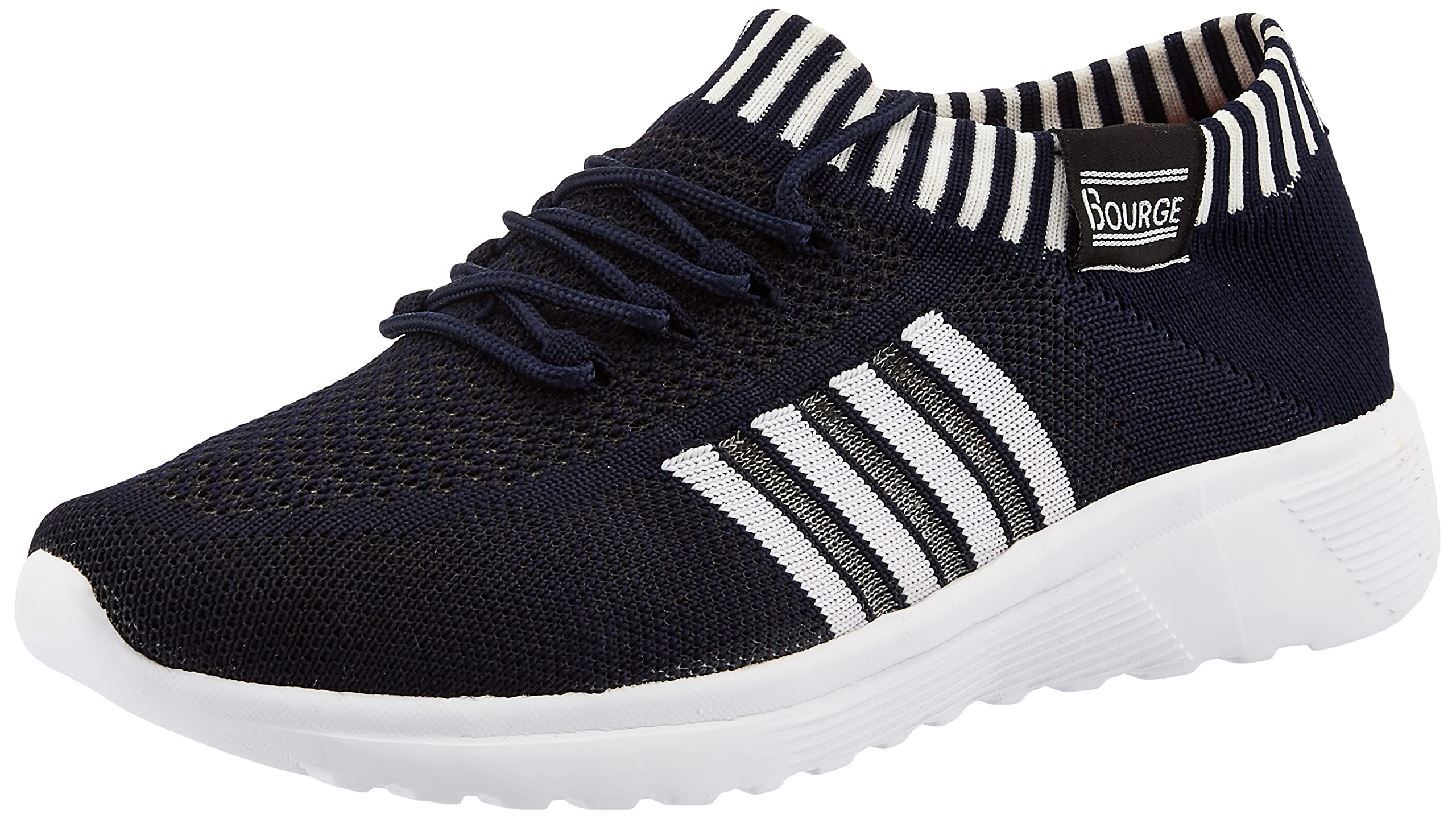 Bourge Mens Loire-z-172 Navy and White Running Shoes-7 Kids UK (Loire-z-172-07) (B09GPPM6YK) Amazon Price History, Amazon Price Tracker