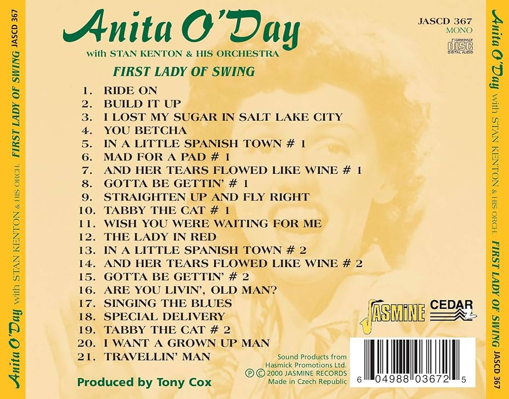 Anita O'Day, Stan Kenton & His Orchestra - First Lady Of Swing
