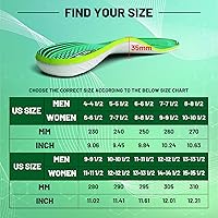 Vista 6 de Plantillas de apoyo de arco alto de 220 libras+ para aliviar la fascitis plantar y el dolor metatarsal, plantillas ortopédicas para hombres