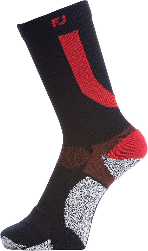 Amazon フットジョイ ゴルフ靴下 21 ナノロックテック クルー メンズ ブラック レッド バーガンディー メンズフリー 25 27cm スポーツソックス 通販