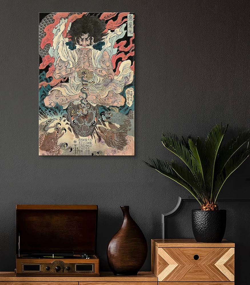 キャンバスプリントア－ト　裸婦 Amazon.co.jp: 半分裸の女性 キャンバス絵画 プリント 抽象的 美