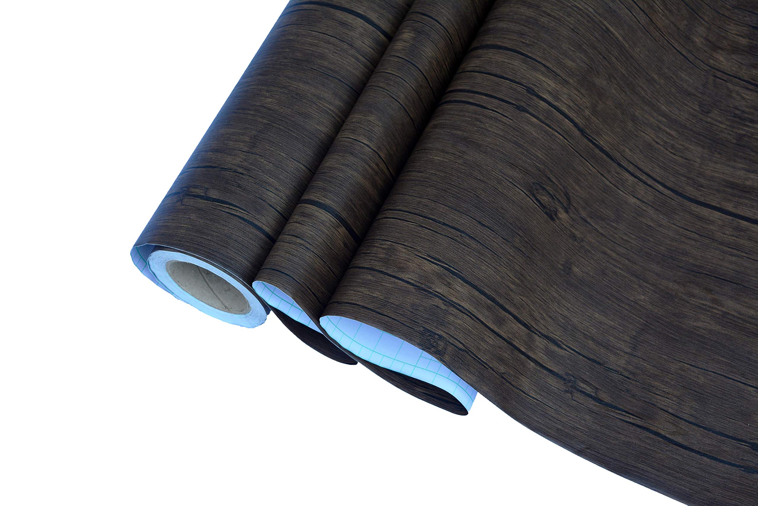 CVANU PVC Self Adhesive Waterproof Wallpaper, 12 x 60 Inch